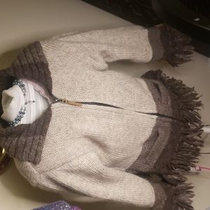 Kyber Outerwear 100% wool sweater jacket